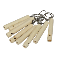 Gwizdek drewniany breloczek